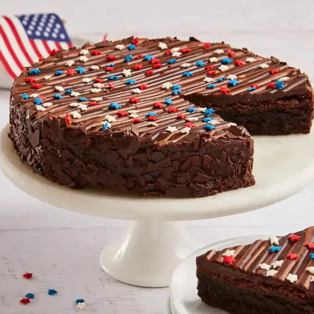 Chocolate Brownie Fudge Freedom Cake