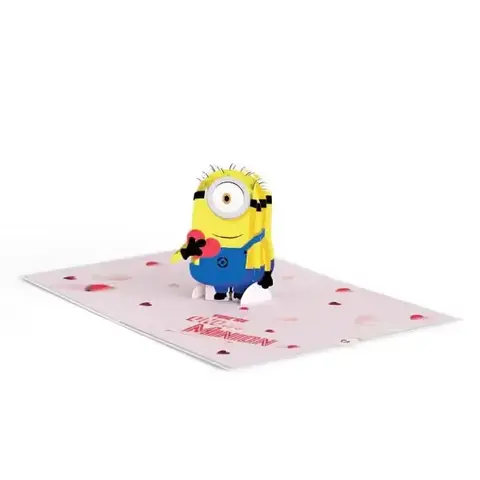 Minions Eye Love You Pop-Up Card