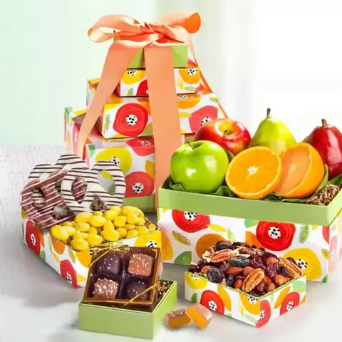 Sunny Days Fruit & Sweets Tower