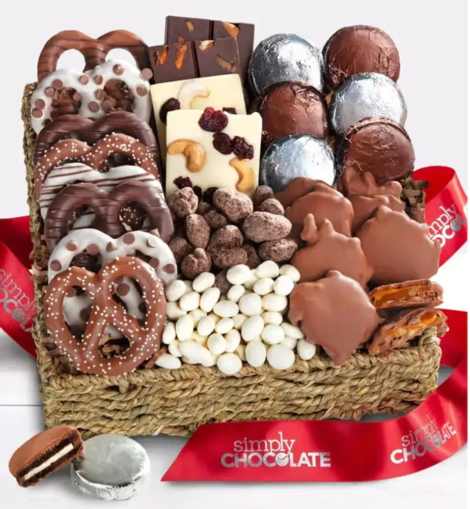 Nuts & Chocolate Confections Basket