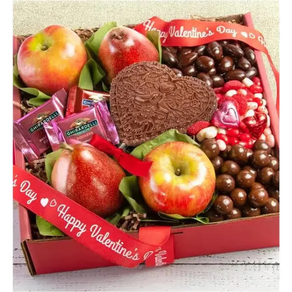 Sweetheart Fruit & Chocolate Box