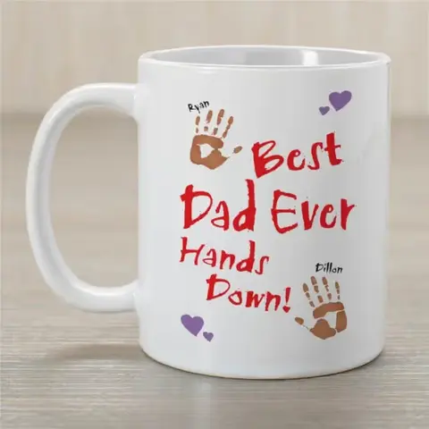 Personalized Best Hands Down Mug