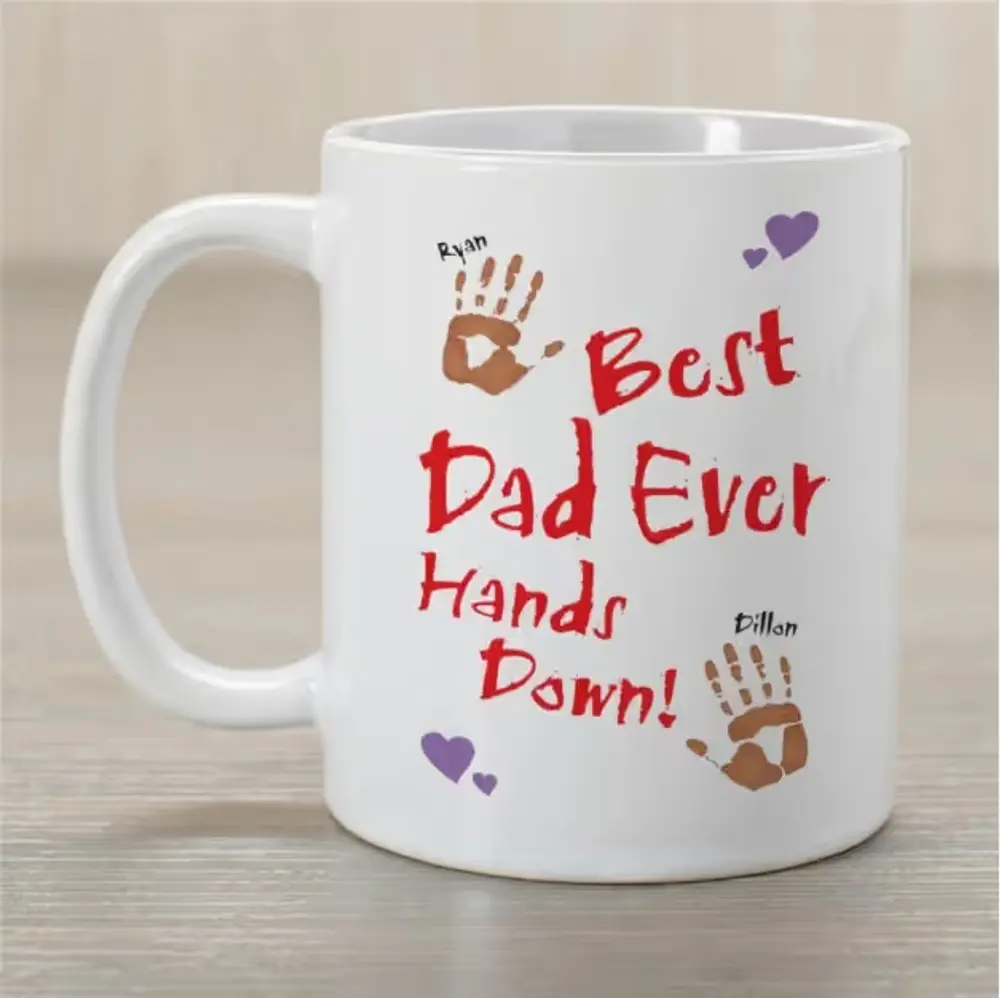Personalized Best Hands Down Mug