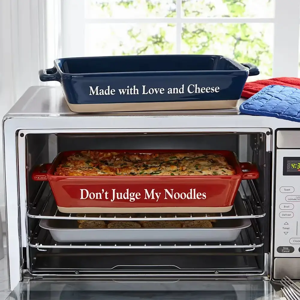 Personalized Ceramic Lasagna Dish