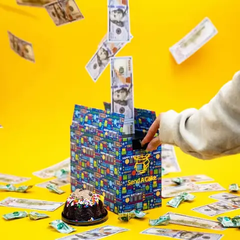 Birthday Billionaire Money Shower Box