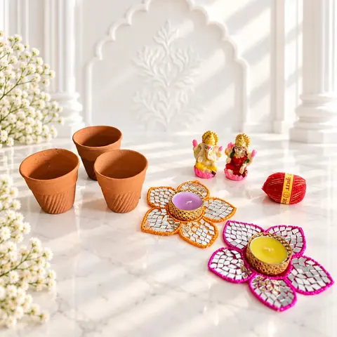 Laxmi Ganesha, Kulhads & Kalawa
