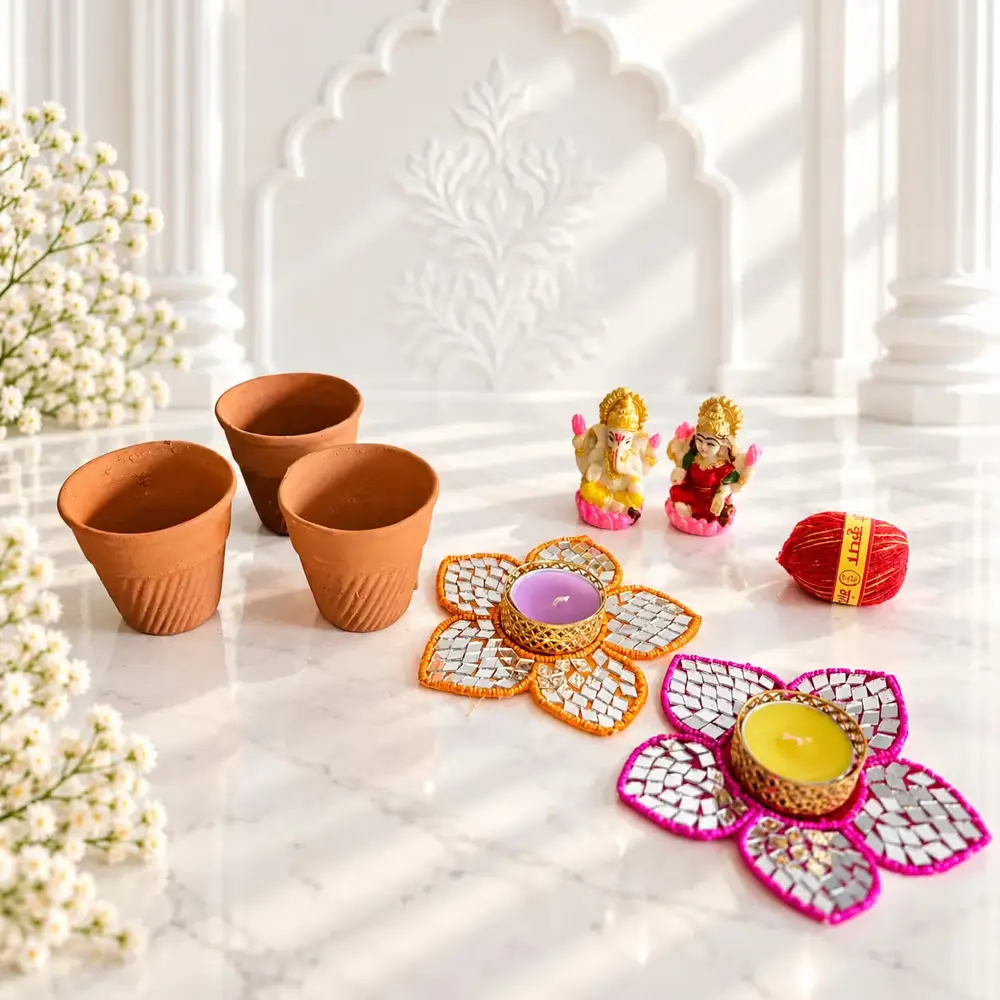 Laxmi Ganesha, Kulhads & Kalawa