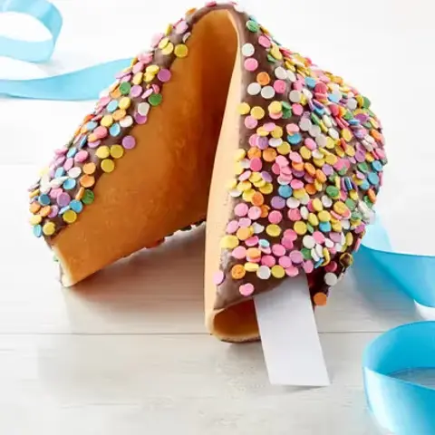 Giant Confetti Fortune Cookie
