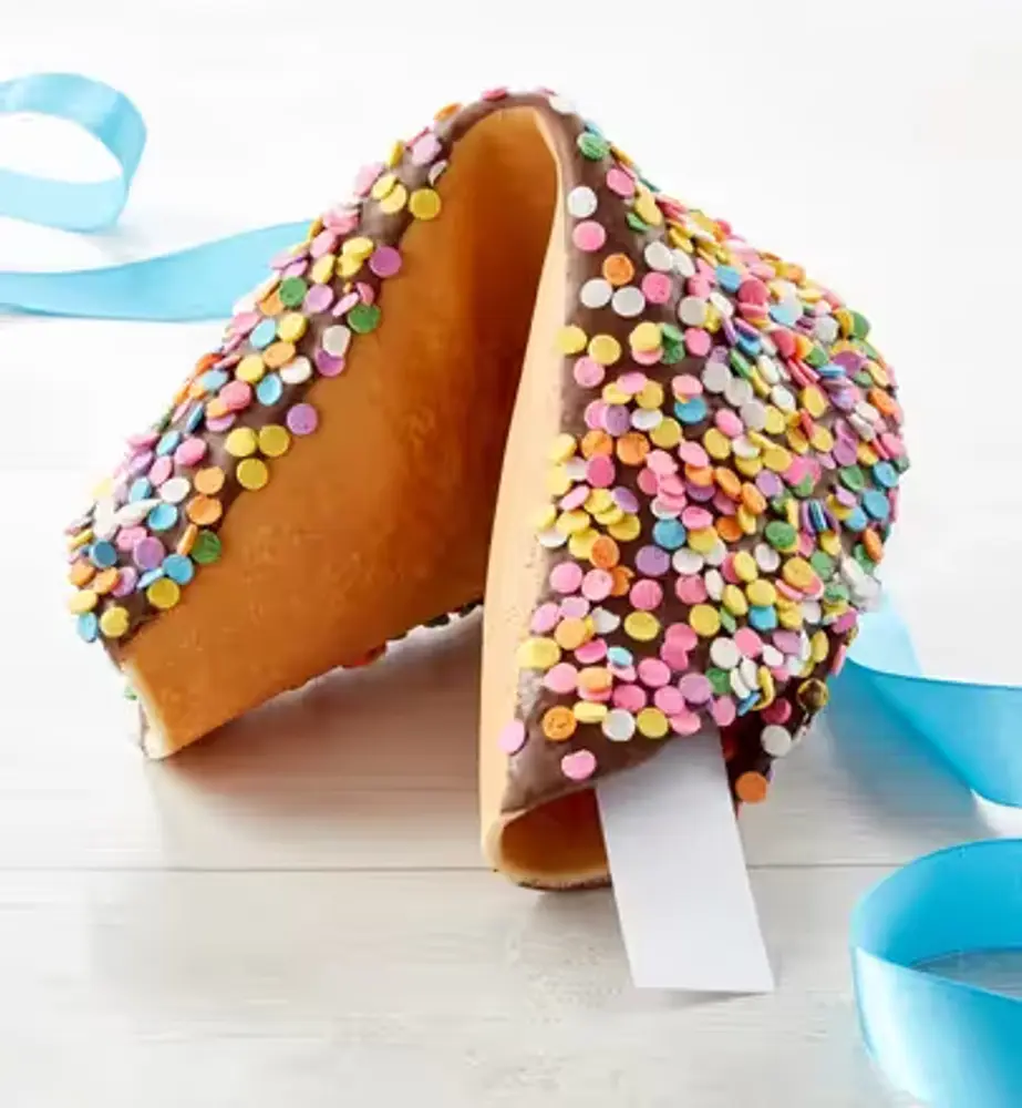 Giant Confetti Fortune Cookie