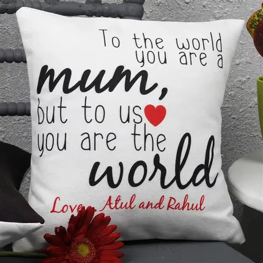 Personalized Mother's Day Cushion