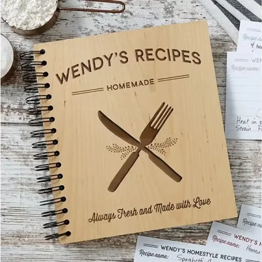 Personalized Farmhouse Recipe Book