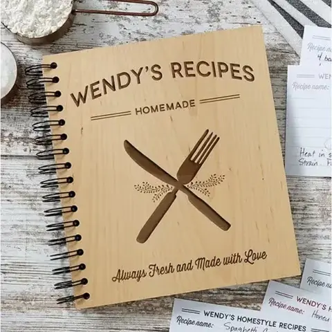 Personalized Farmhouse Recipe Book