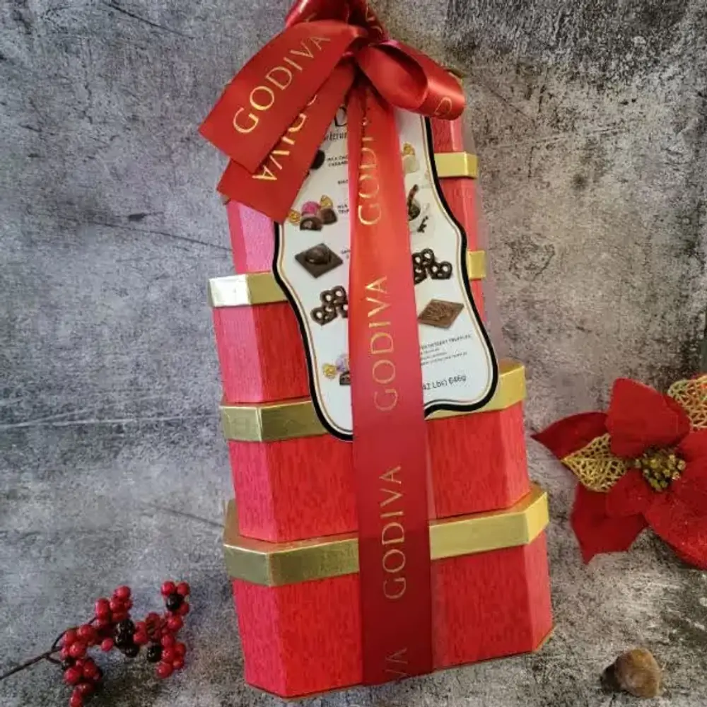 Godiva Chocolate Collection Tower