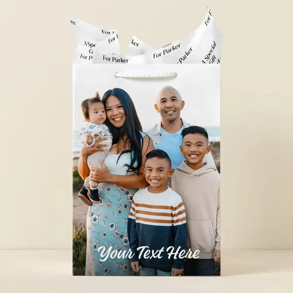 Personalized Photo Gift Bag