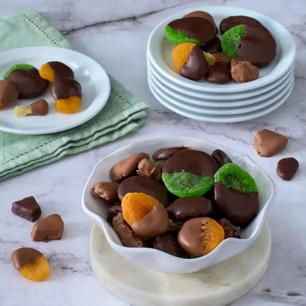 Belgian Chocolate Covered Dried Fruit