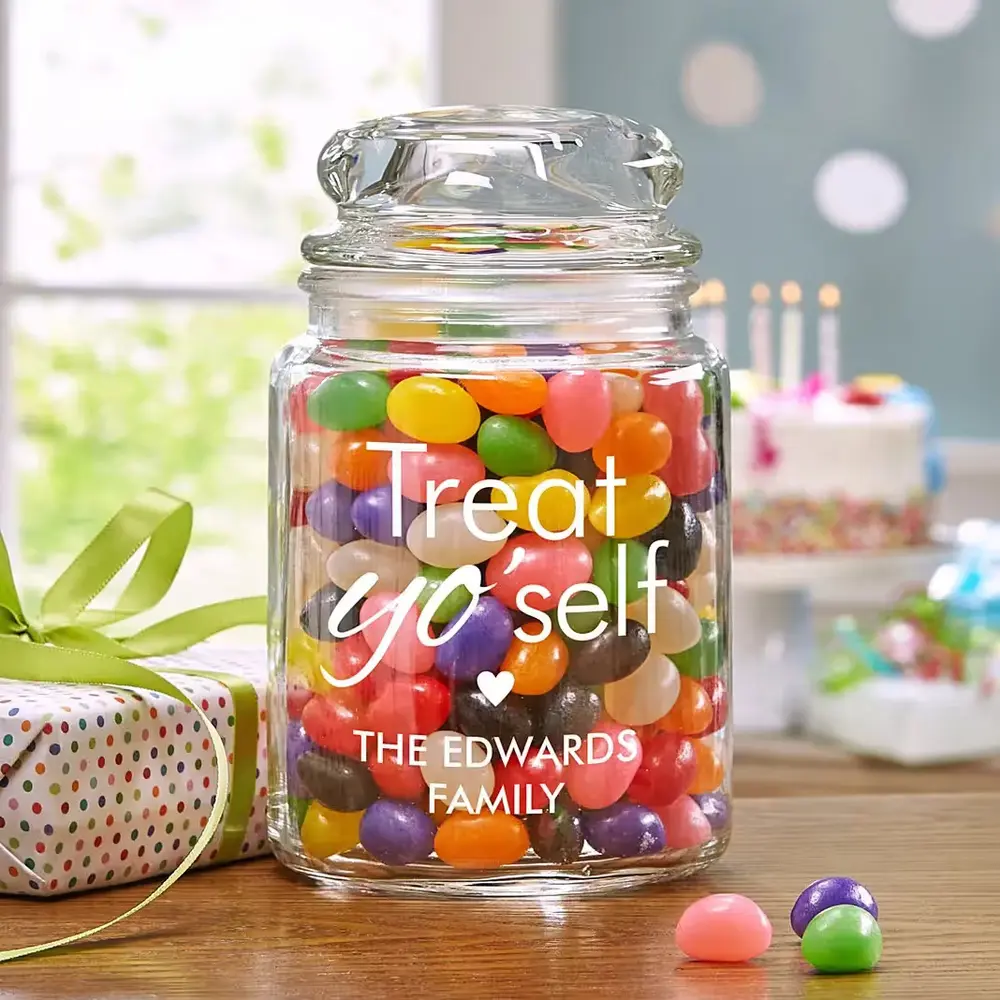 Personalized Treat Yo Self Candy Jar