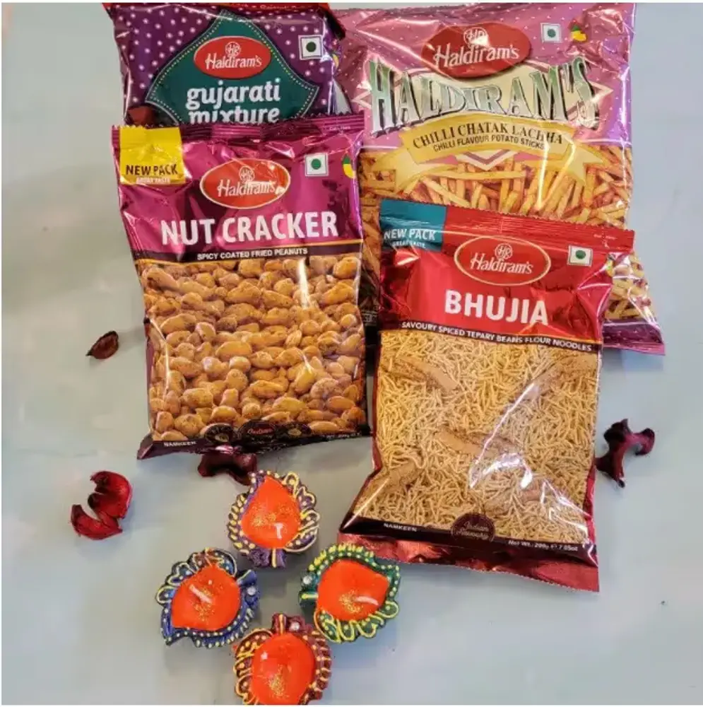 Happy Hamper with Namkeens & Diyas