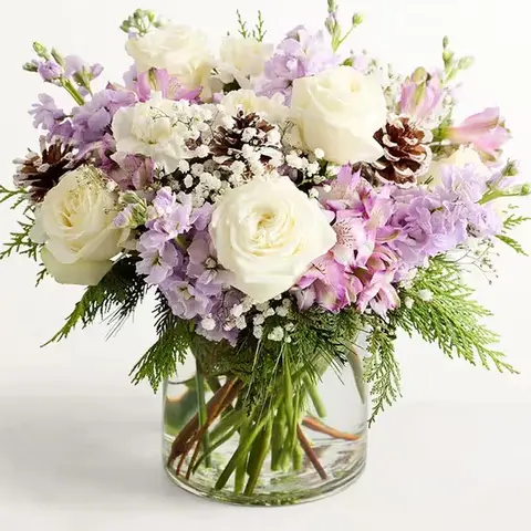 Lavender Winter Medley Bouquet