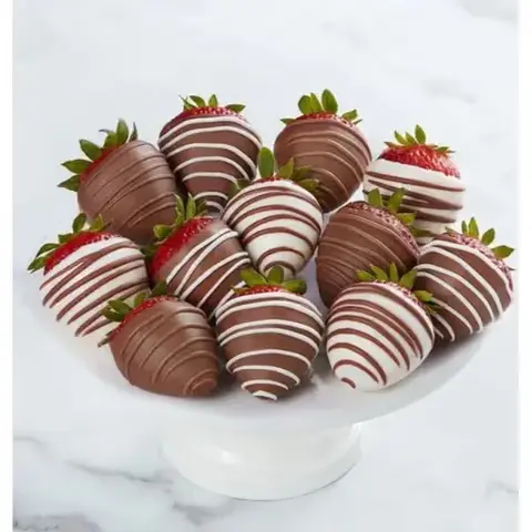 Gourmet Drizzled Strawberries, 12 or 24