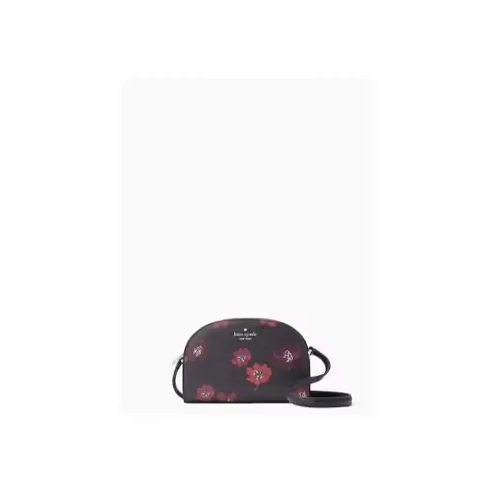 Saffiano Dome Zip Crossbody