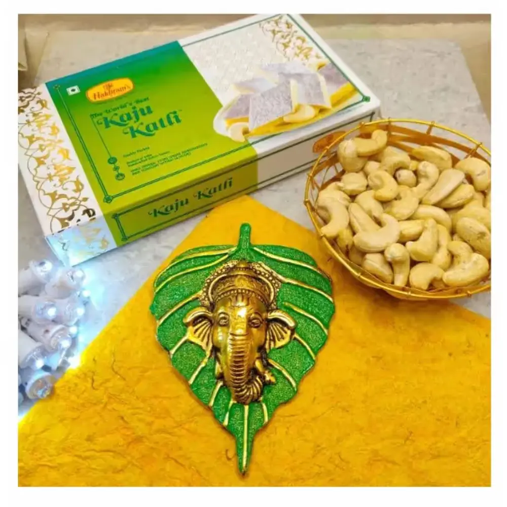 Kaju Katli, Cashews & Ganesha Hanging