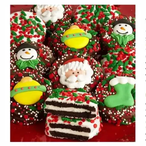 Holiday Chocolate-Dipped Oreo Tin