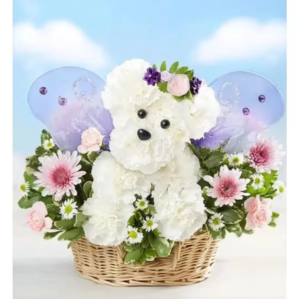 Magical Fairy Dog Flower Arrangement