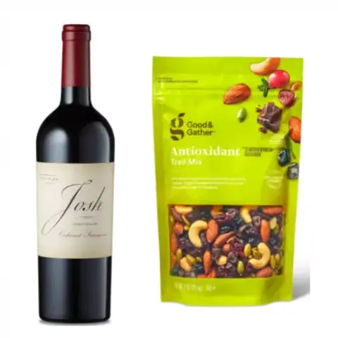 Trail Mix & Red Wine Combo