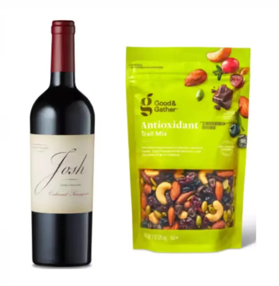 Trail Mix & Red Wine Combo