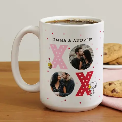 Snoopy XOXO Photo Mug