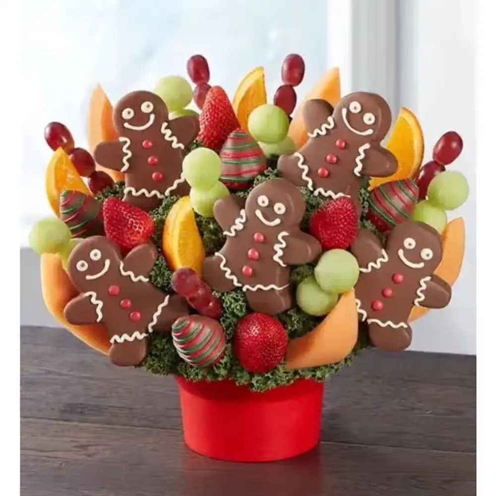 Gingerbread Fresh Fruit Arrangement