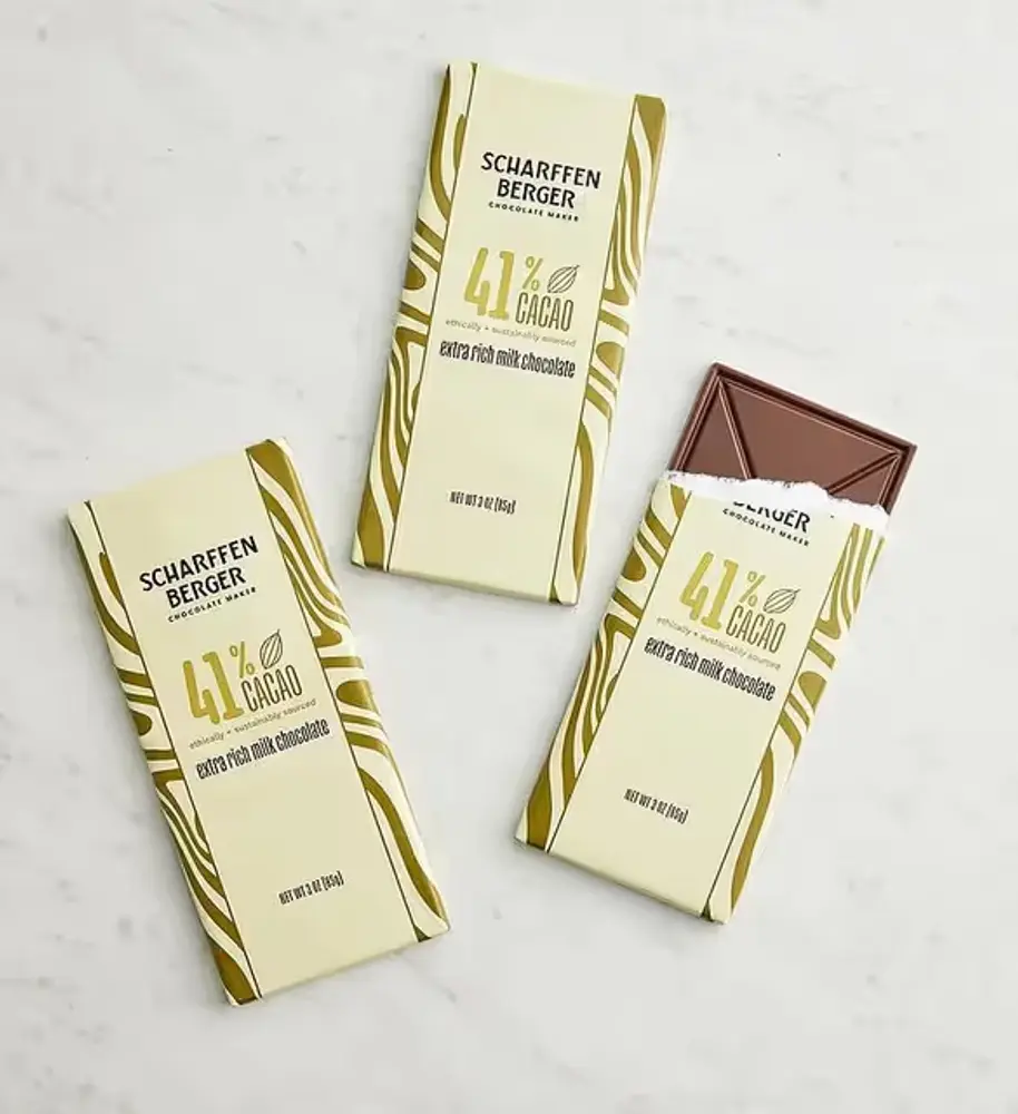 Scharffen Berger 41% Milk Chocolate Bars, 3 Pack