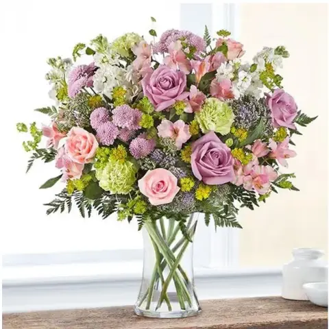Charming Pastel Garden Bouquet