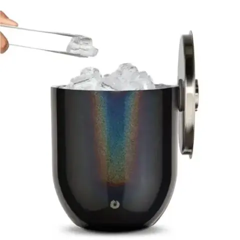 Insulated Ice Bucket with Lid & Tongs