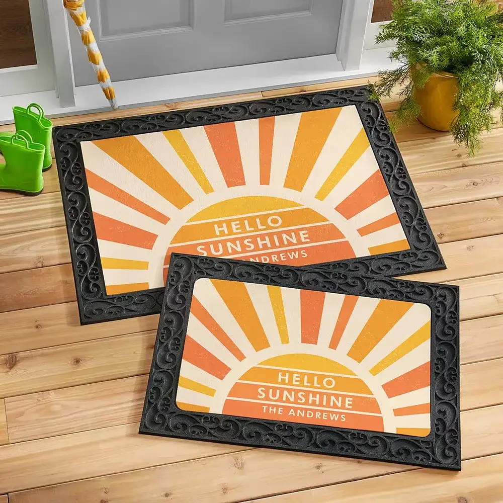 Personalized Hello Sunshine Doormat