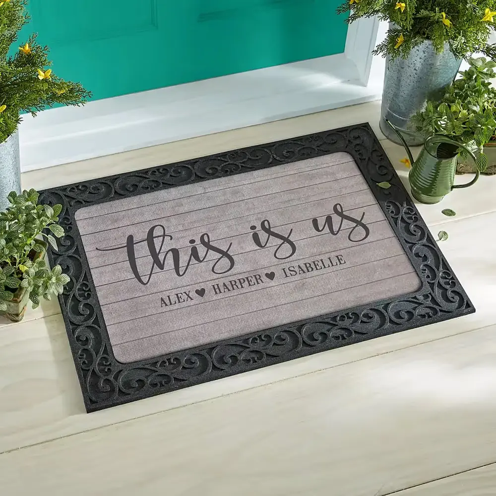 Personalized This Is Us Family Doormat