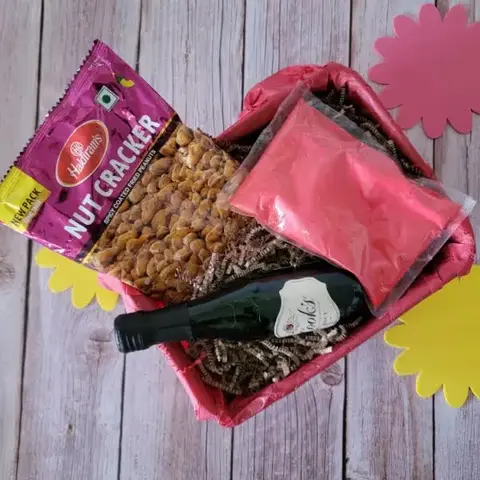 Holi Party Kit with Sparkling Wine