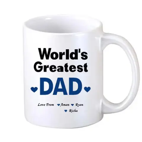 Personalized World's Greatest Dad Mug