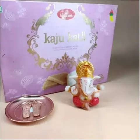 Ganesha Idol, Charan Paduka & Kaju Katli