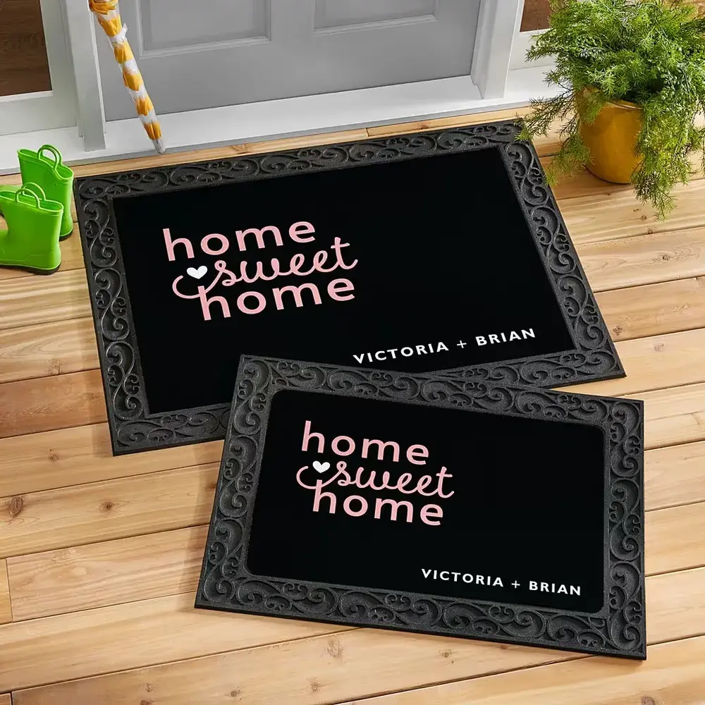 Personalized Couples Home Sweet Home Doormat