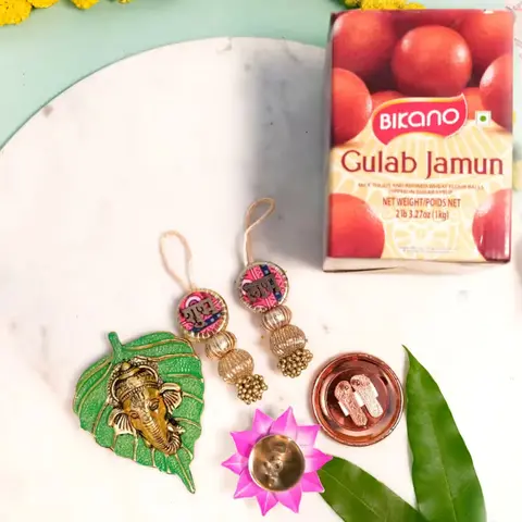 Wall Hangings, Gulab Jamun & Diya