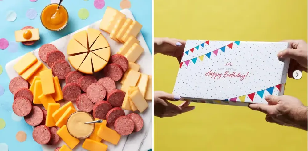 Birthday Bash Sausage & Cheese Box