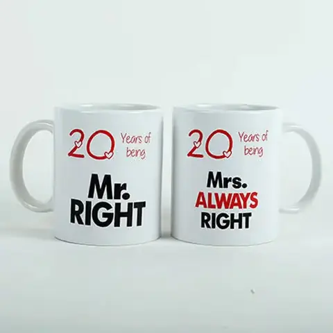 Mr. Right & Mrs. Always Right Mugs