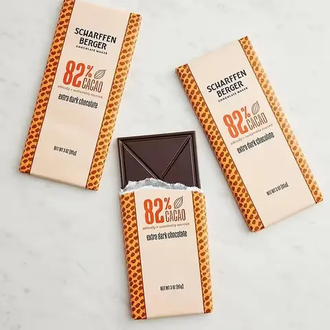 Scharffen Berger 82% Extra Dark Bars, 3 Pack