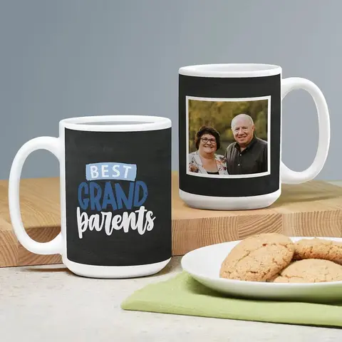 Loving Grandparents Photo Mug