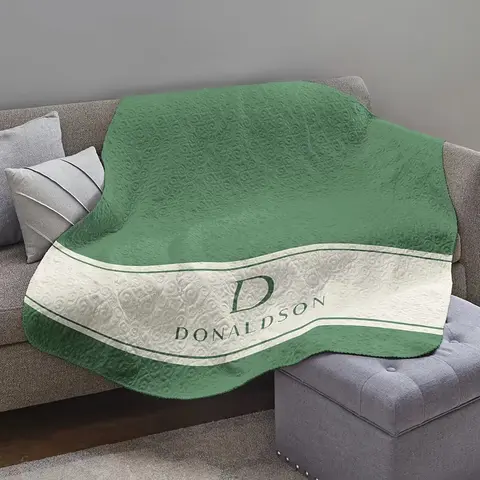 Personalized Quilted Throw