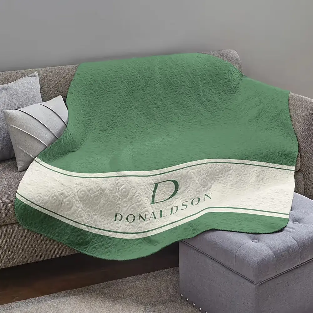 Personalized Quilted Throw