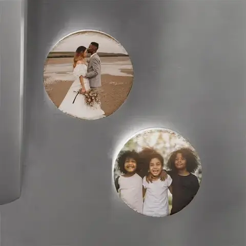 Personalized Round Photo Magnet