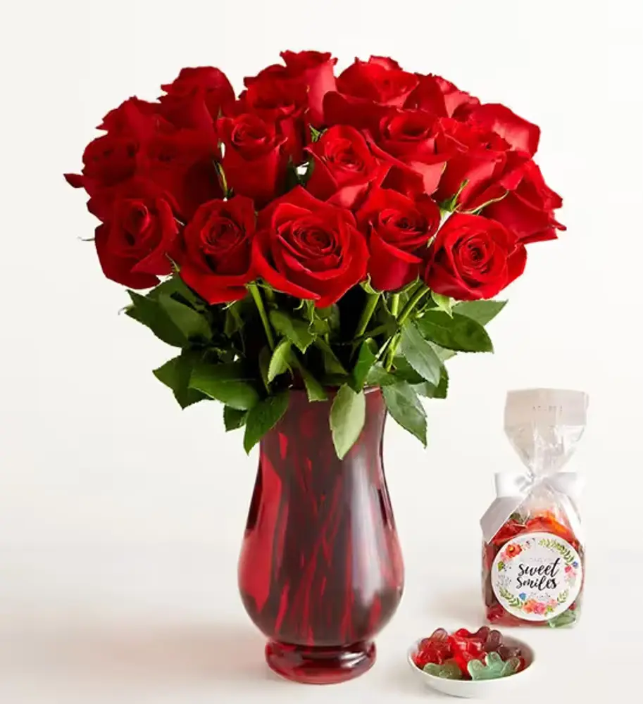 Two Dozen Premium Red Roses