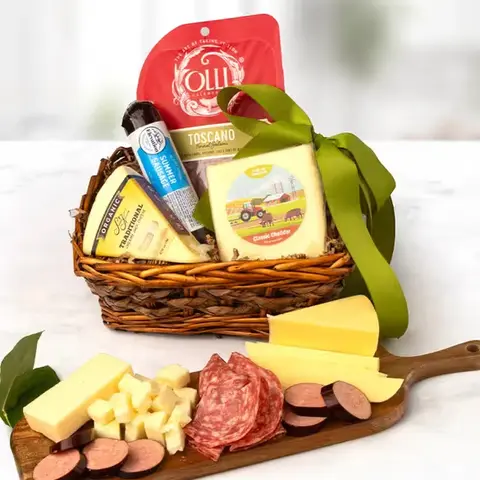 California Artisan Meat & Cheese Basket